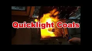 How to quickly light charcoal