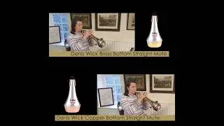 Listen, Compare, Learn: Denis Wick Brass and Copper bottom trombone straight mutes on flugelhorn