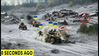Украинское бронетанковое подразделение уничтожено в результате внезапной атаки российских FPV-дро...