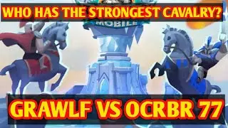 Grawlf Vs ocrBR 77 || Who Has the Strongest Cavalry? | Lords Mobile Solo Trap Test
