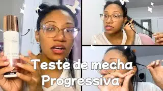 ♡ TESTE DE MECHA PROGRESSIVA PERFECTA BORABELLA | Cabelo Crespo Alisado #progressiva #borabella 