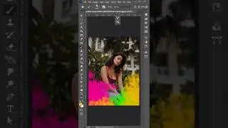 Holi color effect in image | smoke effect in photoshop&nbsp;#short #smoke #color #effect #photoshop