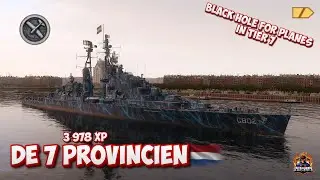 De 7 Provincien with AA build is so much fun in World of Warships Legends #wowslegends #bestreplays