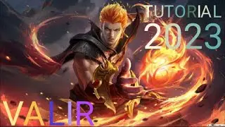 Tutorial valir mid lane 2023 dan build paling sakit, mobile legends bang bang