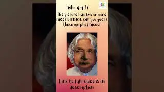 Guess me | Who am I | Are you smart enough to guess these 2 faces blended in 1 | #shorts