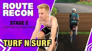 Turf N Surf - Route Tips & Racing Strategy | Makuri Islands | Zwift Racing Makuri May | Stage 2