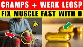 Over 60+ Frequent Cramps? Solve Muscle Spasms With Vitamin D + Minerals | Dr. Emily