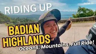 Motorcycle Ride to Badian Highlands 🏍️ | Ocean + Mountain Views in Cebu (Full Ride) | Keziah TV