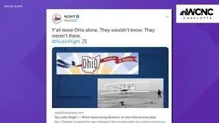NCDOT takes dig at Ohio License Plate