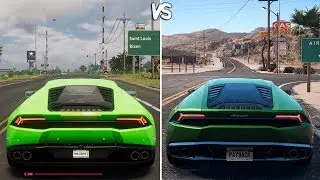 The Crew 2 vs NFS: Payback - Lamborghini Huracan LP610-4 Gameplay Comparison HD