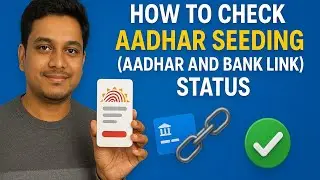 How to Check Aadhaar Seeding Status Online | Bank Account Link Status Check 2025