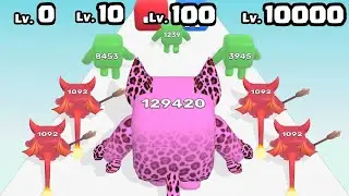 Level Up Numbers - Gameplay All Levels (NOOB vs PRO vs HACKER)
