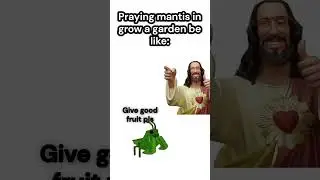 Praying mantis in grow a garden be like 🙏🙏🙏  #roblox #growagarden