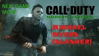 [COD] Modern Warfare Remastered New Game Mode: Slasher (Michael Myers) Gameplay