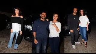 Sharddha Kapoor, Farhan Akhtar at Screening of Rock On 2 | B4U Entertainment