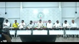 Press Conference by Hon'ble CM of AP Sri. Nara Chandrababu Naidu at Camp Office, Undavalli
