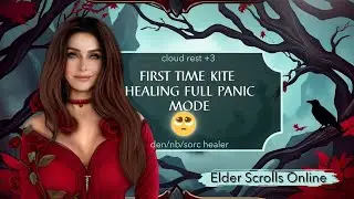 Cloudrest +3 on Healer??? | First Time Kite Healing Full Panic Mode🥺