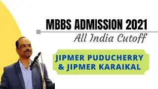 JIPMER Cutoff 2021 | Puducherry and Karaikal