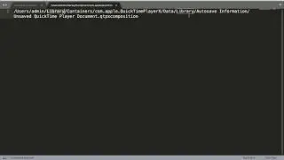 Quicktime player  - can not open error when saving the recording | unable to save recorded file