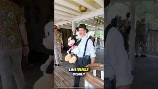 Walt Disney Look-A-Like at Dapper Day #Shorts #WDW #DisneyWorld #DapperDay #WaltDisney #MagicKingdom