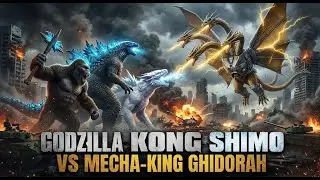 GODZILLA & KONG & SHIMO vs. MECHA-KING GHIDORAH | The Ultimate MonsterVerse Finale