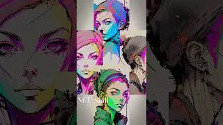 Cyberpunk Illusion Goddess by Daisy - Inspired by Anna Dittman! #nftshill #shortsvideo #shorts #ai