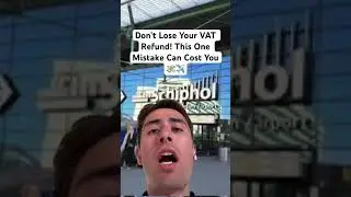 How I LOST My VAT Refund in Amsterdam 😡 | Must-Know Tip for EU Shoppers & Travelers ✈️💸