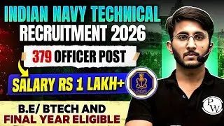 Indian Navy Technical Recruitment 2026 | Officer Post | Salary | Eligibility | Notification Out