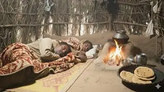 A Freezing Night with a Shepherd Couple in an Indian Cold Desert Shelter | Desert Nomads 