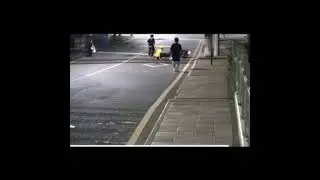 Viral: Boy was walking on the street while playing a ball and then this happened ! Never do this !