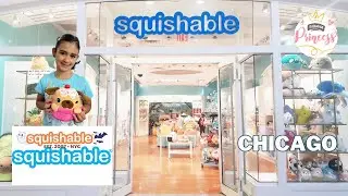 Fabiana's first time at Squishable Store - Chicago