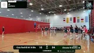 Elevate 16 Sloths vs. Club RedVB WI 16 Bla (2026.01.24)