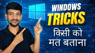 Windows Tricks 🔥 Kisi Ko Mat Batana | Hidden Windows PC Tips & Shortcuts