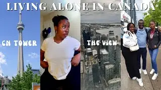Living Alone in Canada: First time in Toronto, first seeing the CN Tower.......