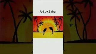 wall painting #artbysaira #short#ytshorts #wall painting designs