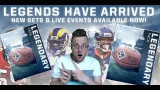 Madden NFL Mobile 18 Legends are Here! Madden Legendary Bundle Opneing! MM18
