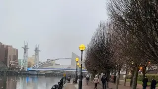 Manchester, UK in Lockdown (Oxford Road - Trafford Center - Salford Quays)