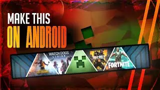 How to make a cool Gaming Banner without text on android | Tutorial