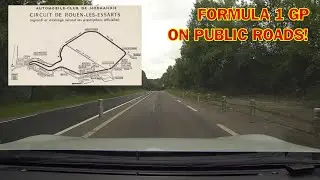 Rouen Les Essarts - driving on the traces of the old Grand Prix circuit
