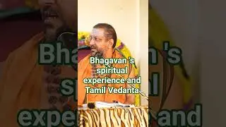 Bhagavan's spiritual experience and Tamil Vedanta #pravachanam #tiruvannamalai #shortsfeed #ramanar