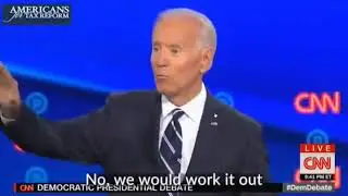 Biden repeatedly says:  No fracking!