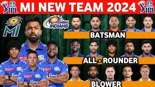IPL 2024 - Mumbai Indians Full Squad || MI New Squad 2024 | MI Team Players List 2024