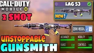 NEW BATTLEPASS GUN LAG 53 OVERPOWERED IN CALL OF DUTY MOBILE | BEST GUNSMITH SETUP | SEASON 8 CODM