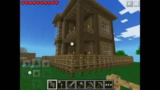 Let's play Minecraft Pocket Edition #8   Обустраиваем дом #1