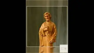 24 Inches Saint Joseph Statue Fathers Day Gifts Wood Carving Handmade Gift Easter Gift Home Decor...
