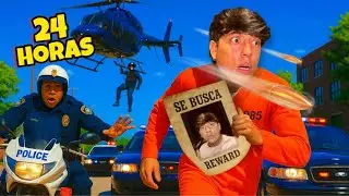24 HORAS ESCAPANDO DE LA POLICIA