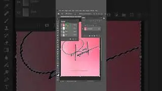 Remove Background From ANY Signature in Photoshop Easily! #shorts #photoshop