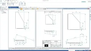 SOLID EDGE 2020 - RIBS FASTENING THE COFFEE CONTAINER - DRAWING - COFFEE MACHINE