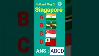 National flag of Singapore. #youtubeshorts