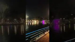 DAV Pond at Night, Rourkela
